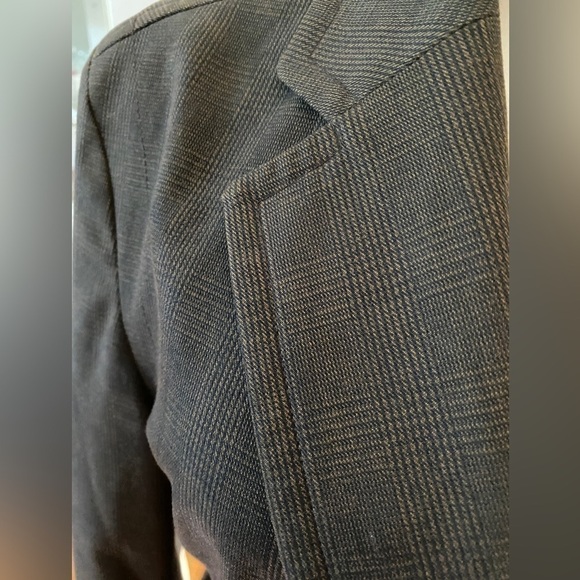 BOSS Hugo Boss Vintage Classic-Fit Sport Single Breasted Coat Jacket Sz 50R - Picture 5 of 16